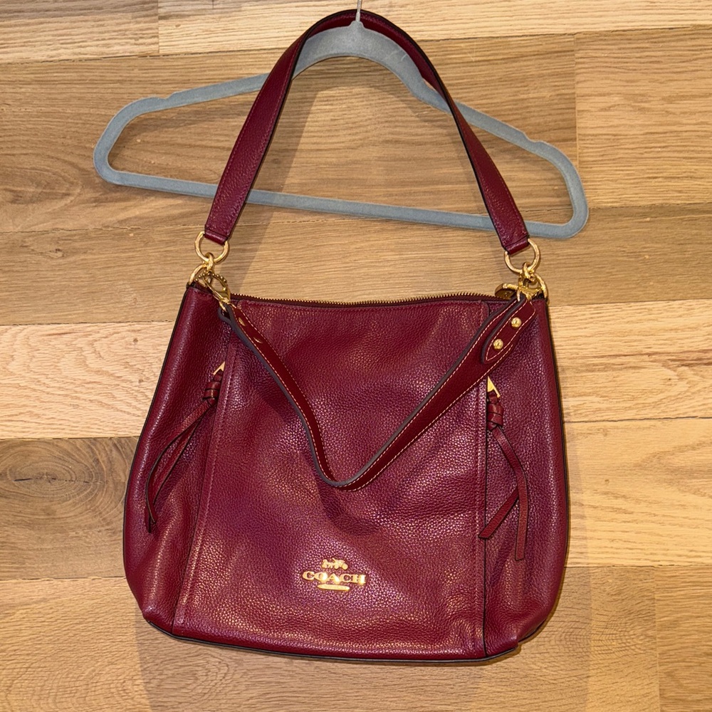 Coach Marlon Hobo Leather Bag